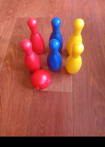 Renkli Çocuk Bowling ve Papatya Bultak ve Çarklı Araba - Görsel 2