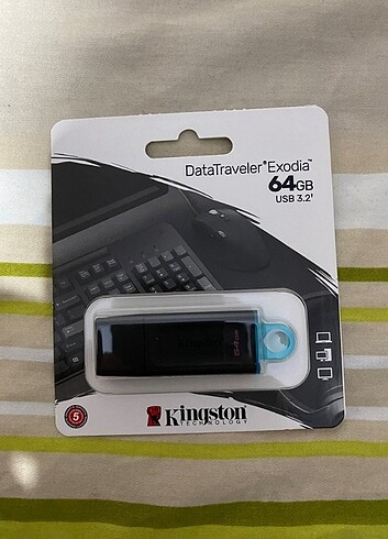 Kingston 64 gb 3.2 orjinal flas