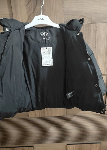 zara Siyah Kapüşonlu Düğmeli Erkek Mont - Görsel 5