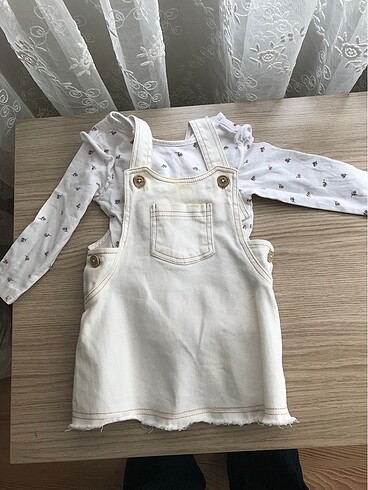 Kız bebek salopet elbise