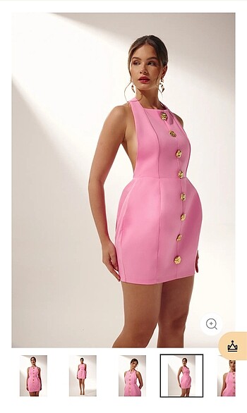 Zara Pembe Elbise