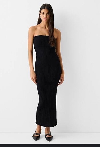 Bershka Midi Elbise