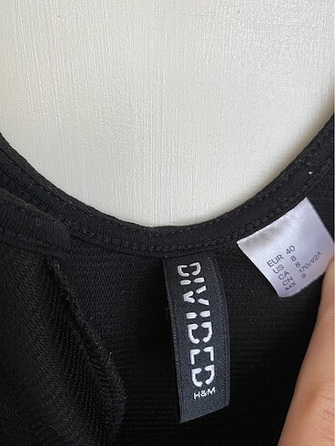H&M siyah mini elbise