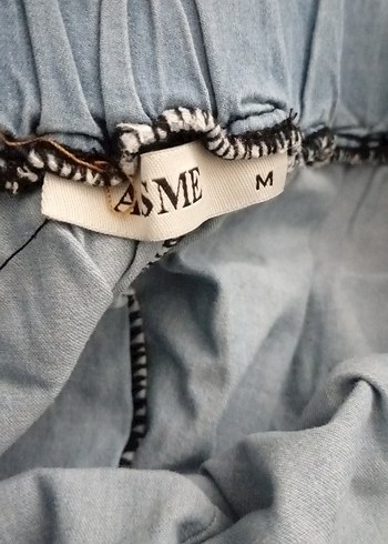 m Beden mavi Renk Düğmeli Uzun Açık Mavi Denim Etek