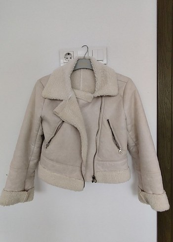 Kürklü Süet Kaban - Görsel 2