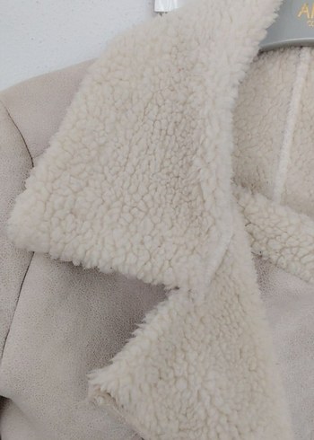 Kürklü Süet Kaban - Görsel 3