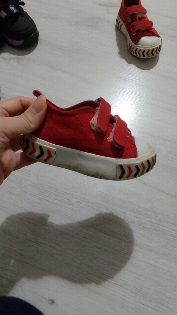 Kırmızı Kız Çocuk Spor Ayakkabı - Görsel 2