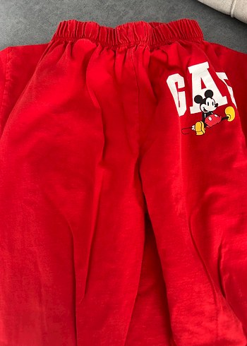 3 Yaş Beden kırmızı Renk Kırmızı Mickey Mouse Baskılı Bebek Takımı 5 renk