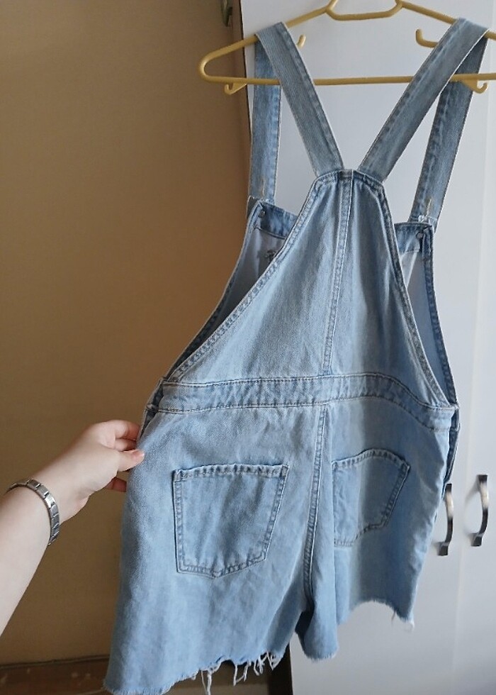 Kot şortlu salopet - Görsel 2