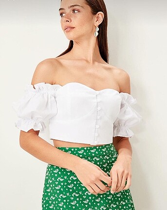 Trendyol Milla - Madonna omuz crop
