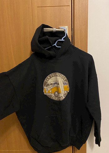 m Beden siyah Renk geniş kalıp sweatshirt