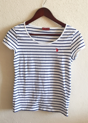 U.S Polo Assn. Kısa kollu bluz