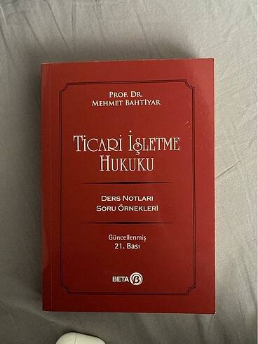 Ticari İşletme Hukuku Mehmet Bahtiyar