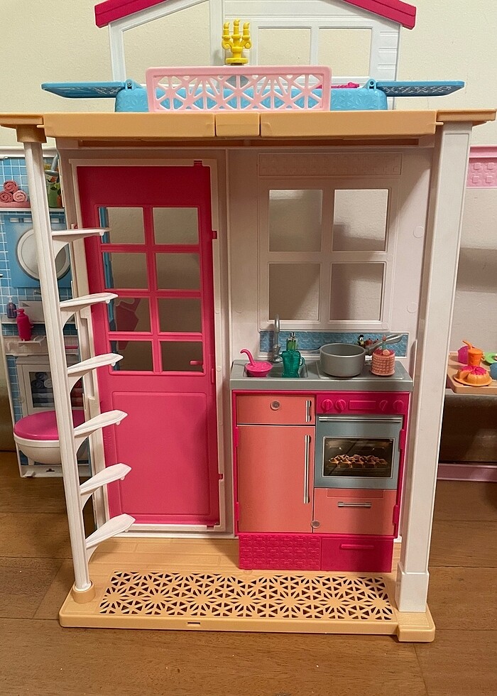 Barbie evi Portatif ve Aksesuarları - Görsel 5