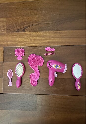 Oyuncak bebek kuaför seti