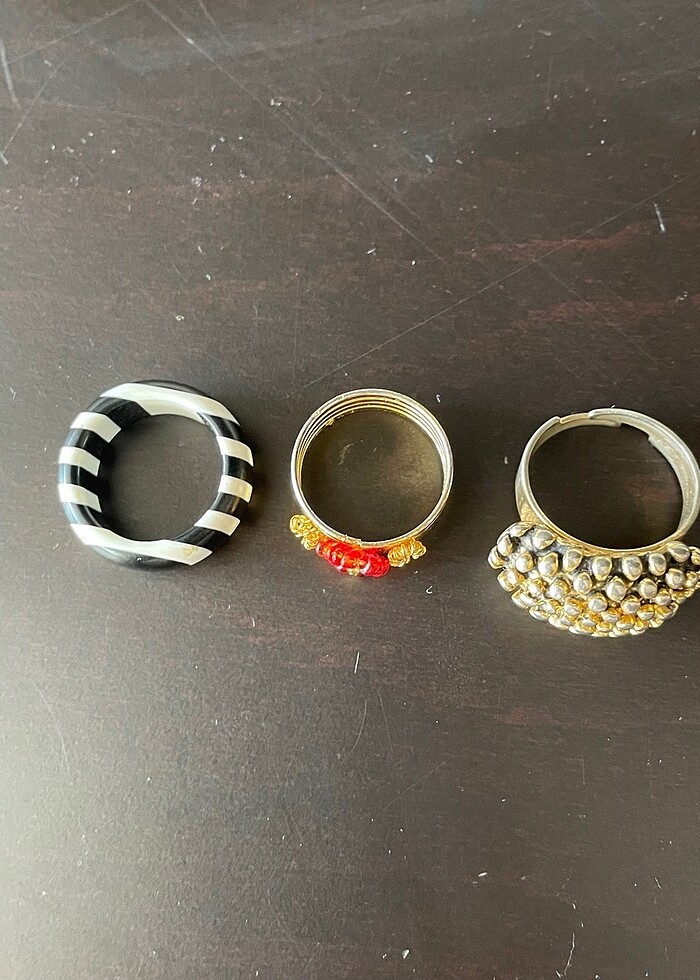 3 adet yüzük - Görsel 2