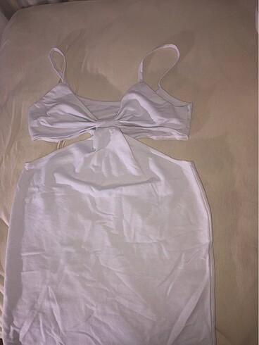 Zara Beyaz mini elbise