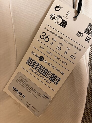 s Beden beyaz Renk #strasivarius #pantolon