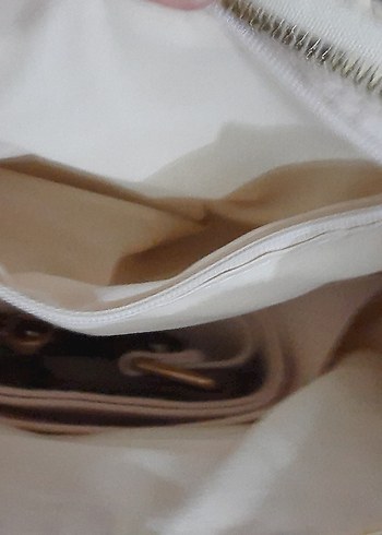 Bej Örgü Kadın Çanta - Görsel 8