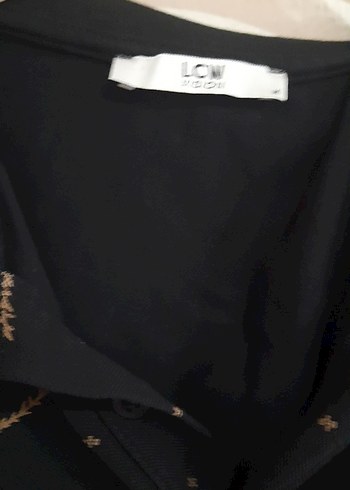 Erkek Siyah Baskılı Kısa Kollu Polo Tişört - Görsel 13