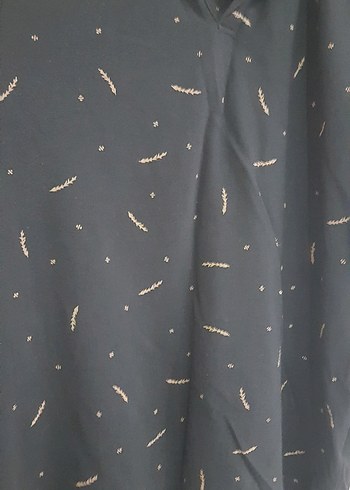 Erkek Siyah Baskılı Kısa Kollu Polo Tişört - Görsel 11