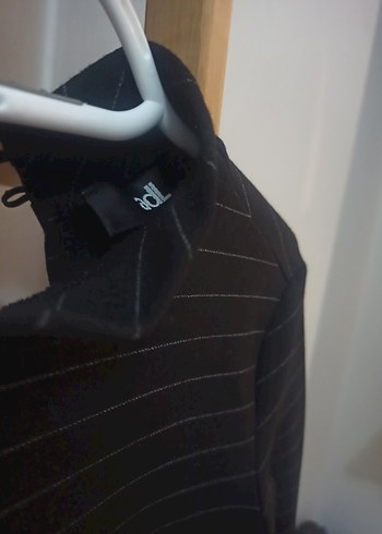 Adil Işık Ofis Tarzı Siyah Uzun Kollu  Bluz - Görsel 3