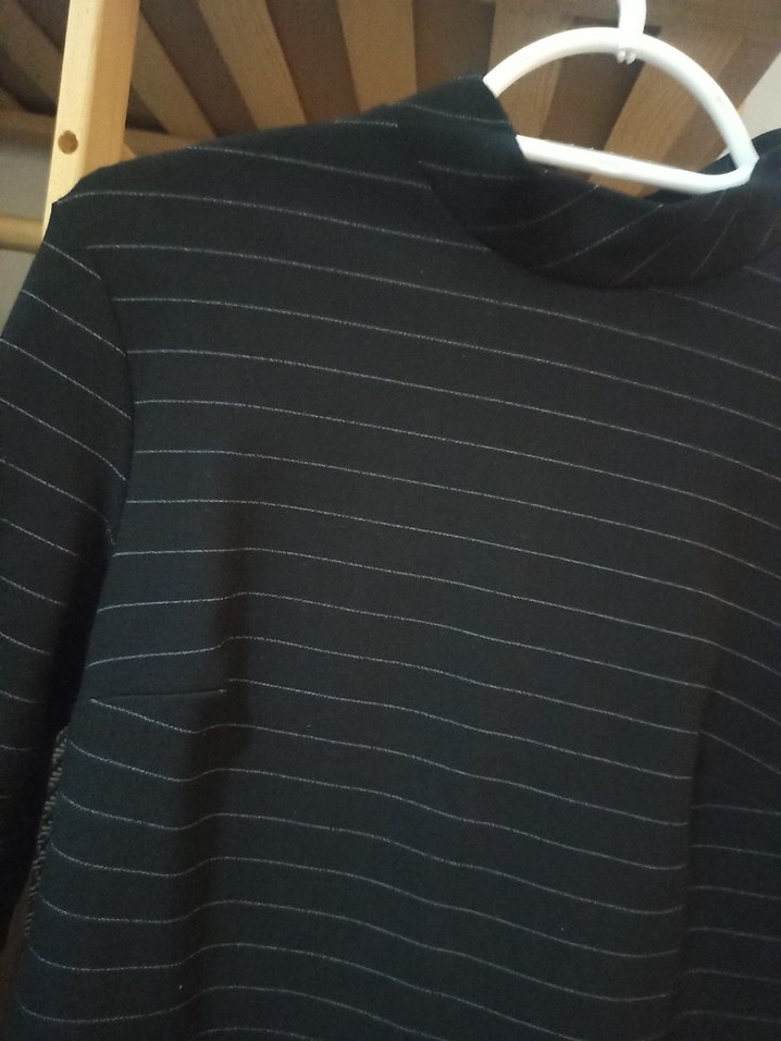 Adil Işık Ofis Tarzı Siyah Uzun Kollu  Bluz - Görsel 2