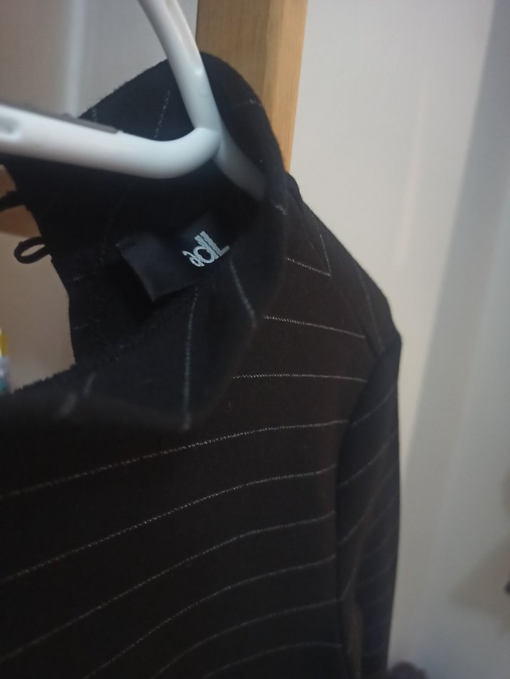 Adil Işık Ofis Tarzı Siyah Uzun Kollu  Bluz - Görsel 3