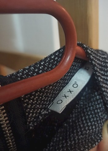 Oxxo Gri Mini Elbise - Görsel 3