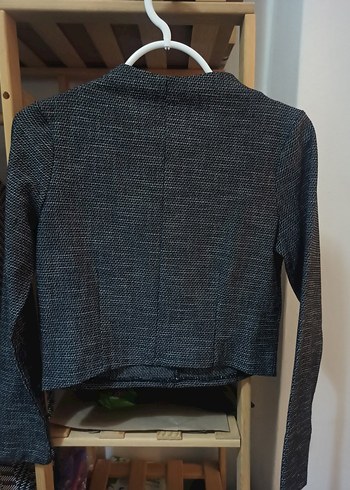 Kadın Gri Ofis Tarzı Bluz - Görsel 3