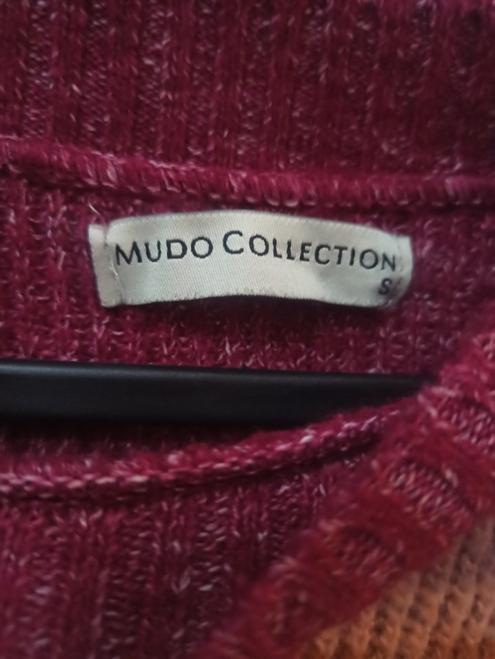 Mudo Renkli Çizgili Örgü Kadın Kazak - Görsel 3