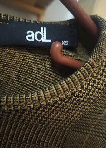 Uzun Kollu Kareli Midi Kadın Triko Elbise - Görsel 3