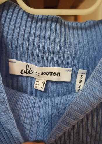 Trendyolmilla Mavi Triko Midi Elbise - Görsel 4