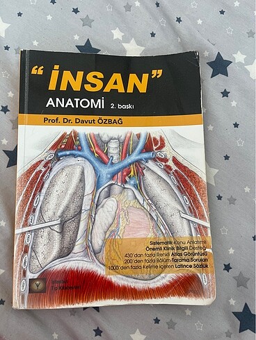 İnsan anatomi kitabı İstanbul Tıp Kitabevleri