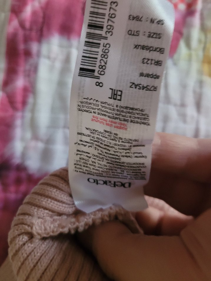 Bej Örgü Kadın Bere - Görsel 2