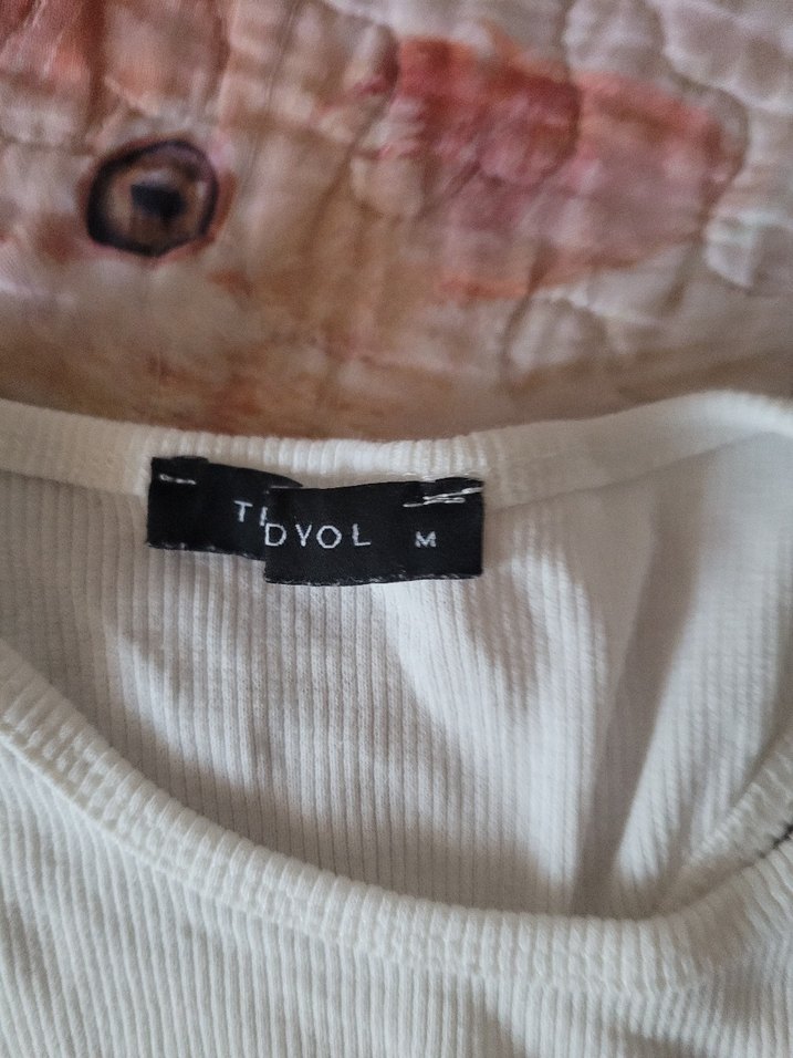 Beyaz Mini Pamuklu Straplez Atlet - Görsel 2