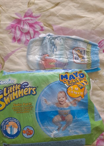 4 Beden: 7-18 kg Beden Huggies Little Swimmers Mayo Bebek Bezi - 5 Numara