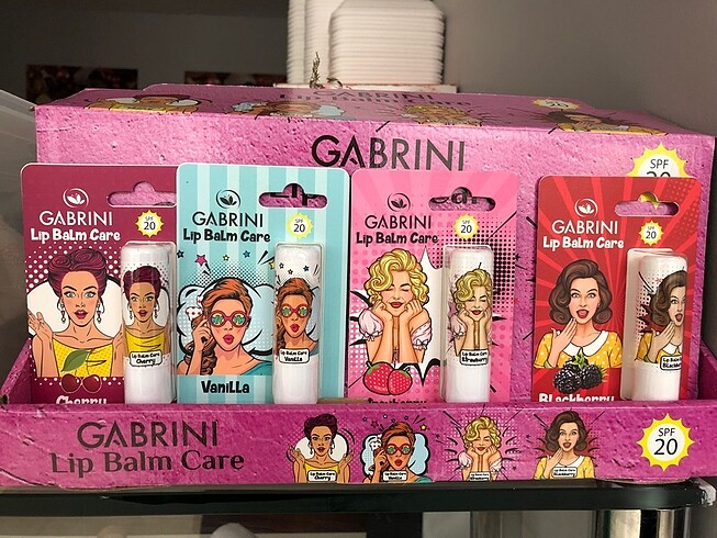 Diğer Gabrini Lip Balm Böğürtlenli