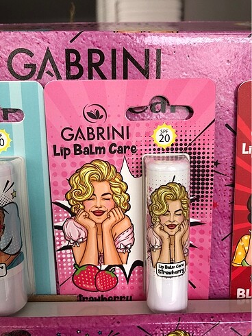 Gabrini Lip Balm Çilekli