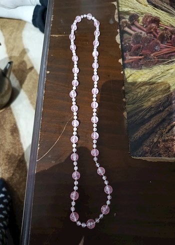 Accessorize pembe kolye
