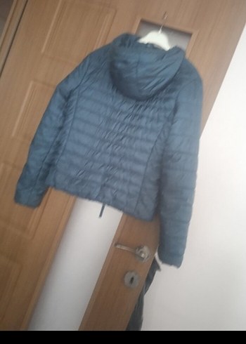 Bershka Gri Fermuarlı Kadın Mont