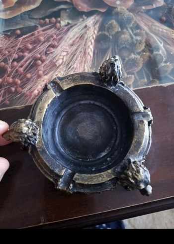 Siyah Koyu Renk Dekoratif Biblo - Görsel 5