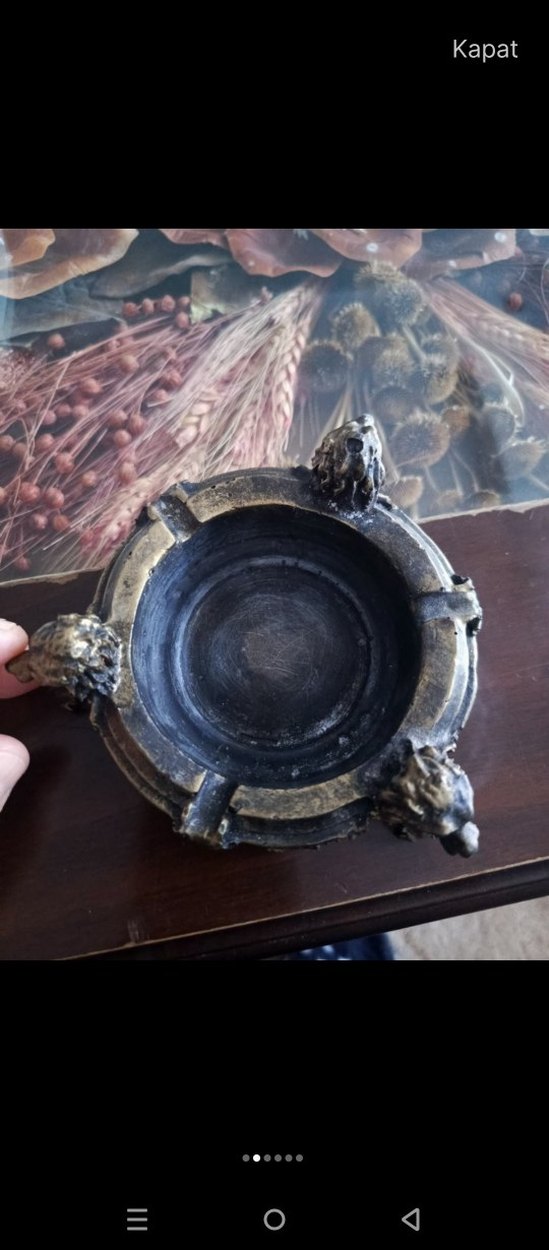 Siyah Koyu Renk Dekoratif Biblo - Görsel 5