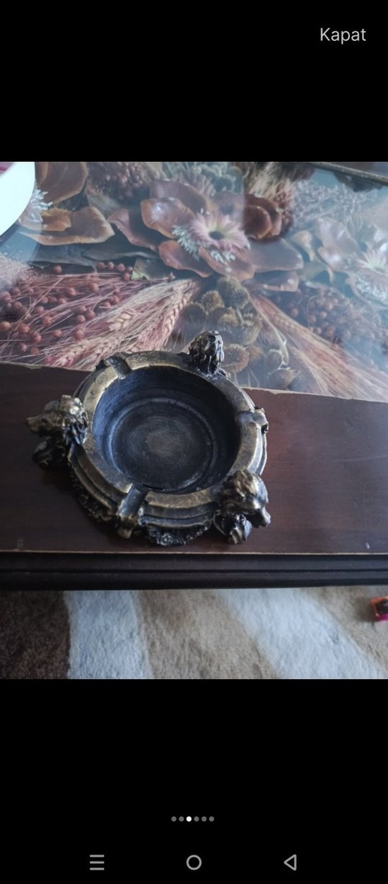 Siyah Koyu Renk Dekoratif Biblo - Görsel 4