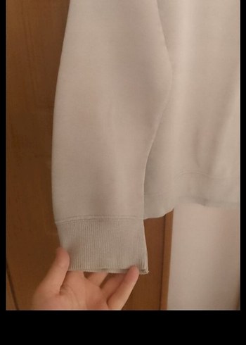 Bej Uzun Kollu Erkek Sweatshirt - Görsel 4