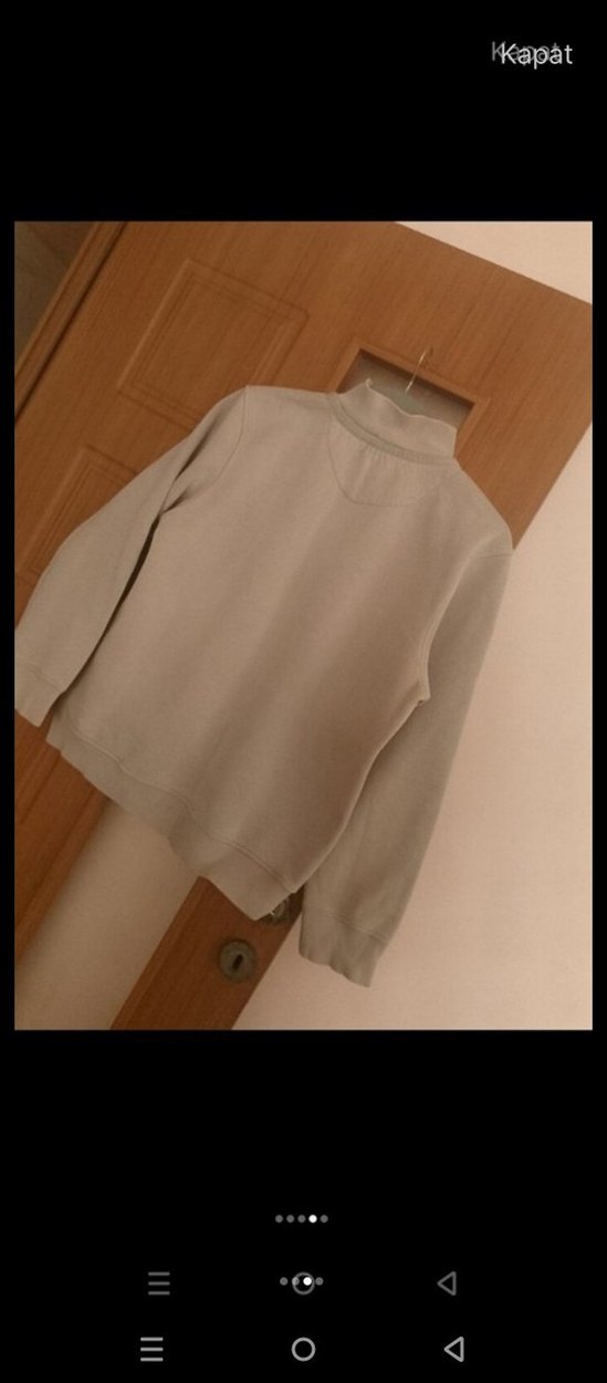 Bej Uzun Kollu Erkek Sweatshirt - Görsel 2