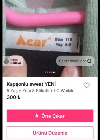 Düğmeli Siyah Erkek Sweatshirt - Görsel 3