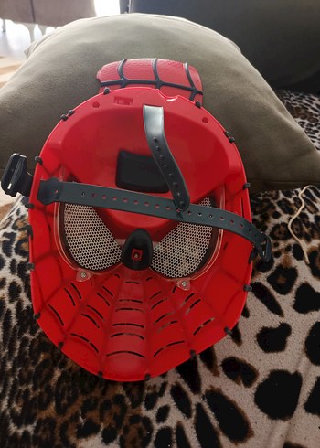 Kırmızı Örümcek Adam Aksiyon Figürü ışıklı - Görsel 8