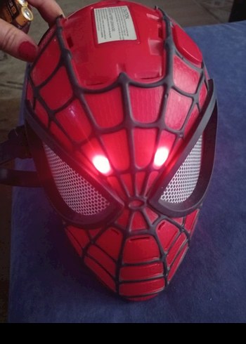 Kırmızı Örümcek Adam Aksiyon Figürü ışıklı - Görsel 3