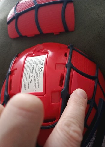 Kırmızı Örümcek Adam Aksiyon Figürü ışıklı - Görsel 9